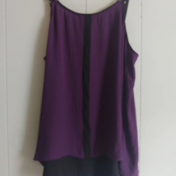 Lane bryant sleeveless top size 20 Purple/ Black - Picture 4 of 5